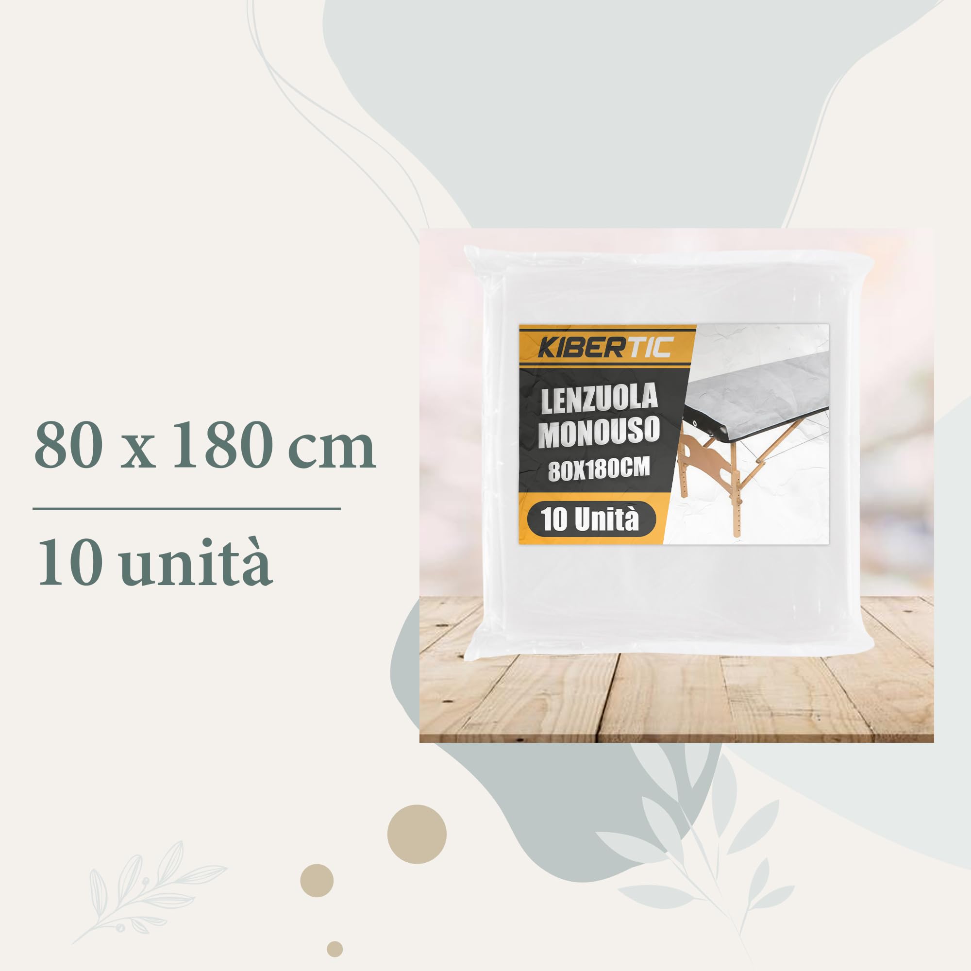 200 Lenzuola Usa E Getta Per Lettino Massaggio - 180x80 Cm, Con Angoli Elasticizzati, Tessuto Non Tessuto, Igeniche, Per Estetisti E SPA
