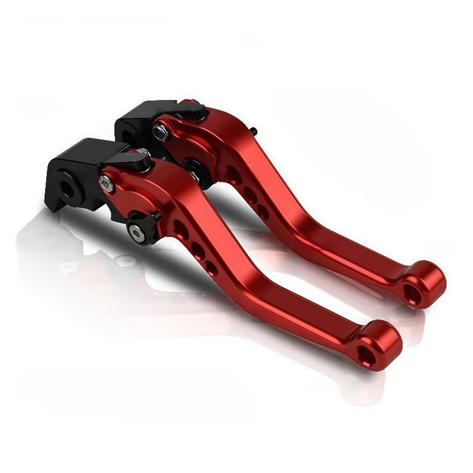 Mingbereit Red Motorcycle Brake Lever Motorcycle Cnc Adjustable Brake Clutch Lever Handle For Suzuki For Gsxr600 1997 1998 1999 2000 2001 2002 2003 Clutch Lever(Red)