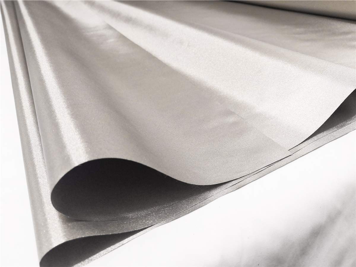 Amradield Soft Metallic Copper Fabric Preventing from RFID and Reducing EMF Identity Theft Blocker for Your Wallet Phone or Laptop-Block Singal WiFi Radiation 197"x43" inch