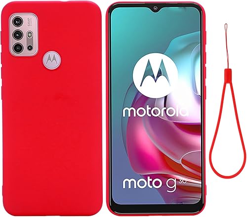 Miniatura 8 de Funda para Motorola Moto G10Motorola Moto G30, funda protectora de silicona líquida para Motorola Moto G10Motorola Moto G30 con cordón de silicona,