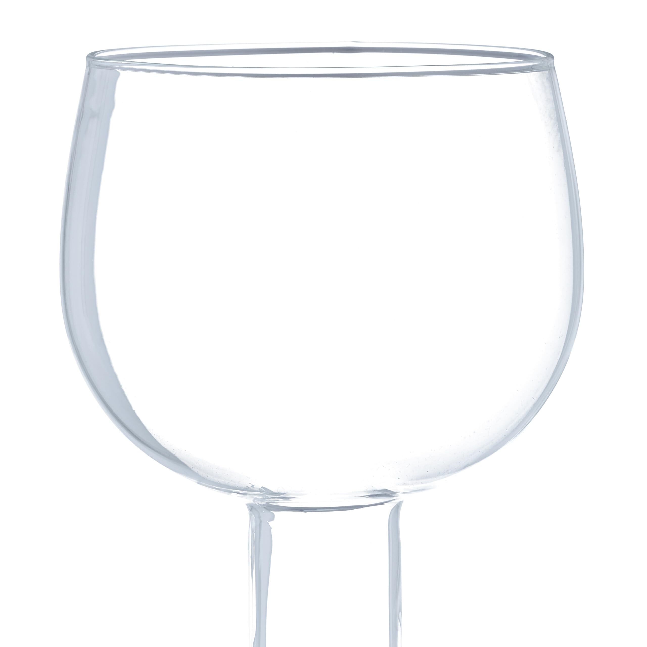 Relaxdays Szklana butelka do wina, XL kieliszek do wina z sentencją, zabawny prezent dla miłośników wina, 750 ml, przezroczysta