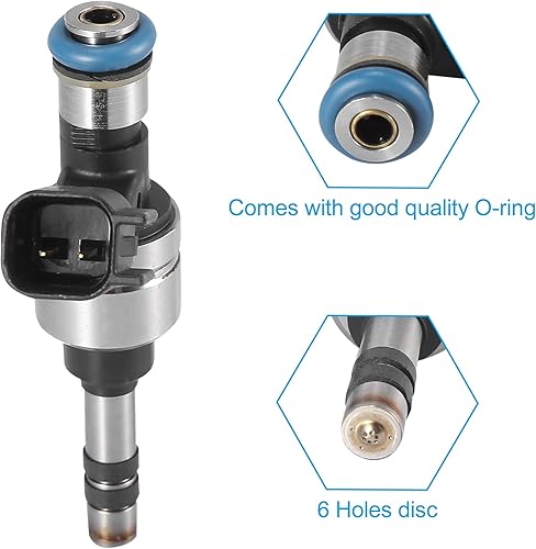 Miniatura 5 de X AUTOHAUX 12634126 Inyector de combustible para Chevrolet Impala 2012-2020 para Buick Enclave 2018-2021 para Cadillac XTS 2013-2019 para GMC Canyon