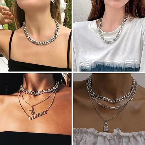 Miniatura 6 de Cadena de eslabones de aluminio de 16.4 pies sin soldar, cadena de eslabones chapada en plata de corte de diamante con carrete de plástico de 0.335