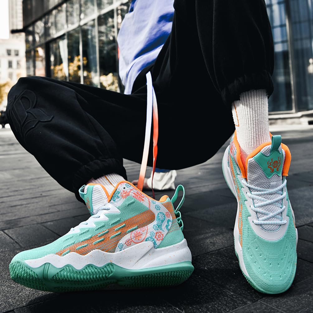Męskie buty do koszykówki, buty sportowe, lekkie, oddychające, amortyzujące wstrząsy, męskie buty do koszykówki, do biegania, sportowe trampki, Mt D28, 35 EU