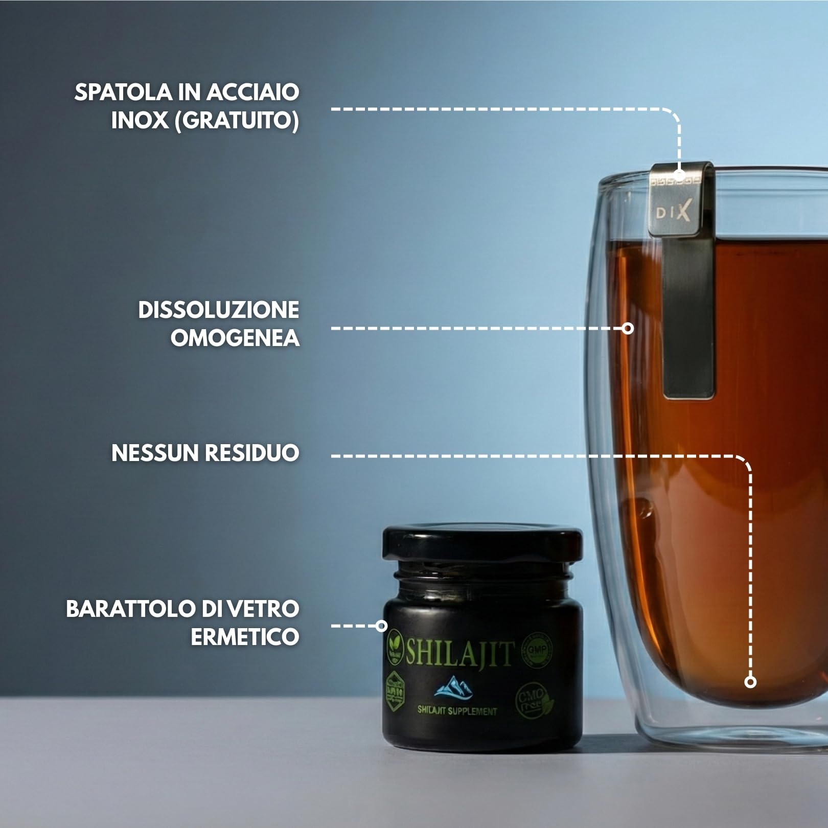 Resina di SHILAJIT dell'Himalaya ✦ 100 Porzioni ✦ Alta Quota ✦ Senza Metalli Pesanti ✦ Senza Contaminazioni ✦ Ricco di Oligoelementi ✦ Rapporto 60:1 ✦ 100% Naturale ✦ Senza Trattamenti Chimici ✦