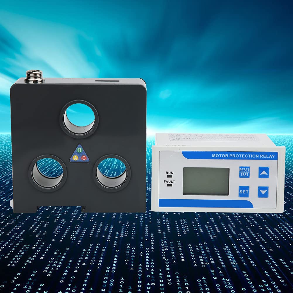 Protector de Sobrecarga del Motor, Protector de Motor de Motor Inteligente Digital de 3 A 160 A de Falla de Fase de Falla de Fase de Sobrecarga con Métodos de Reinicio Múltiples