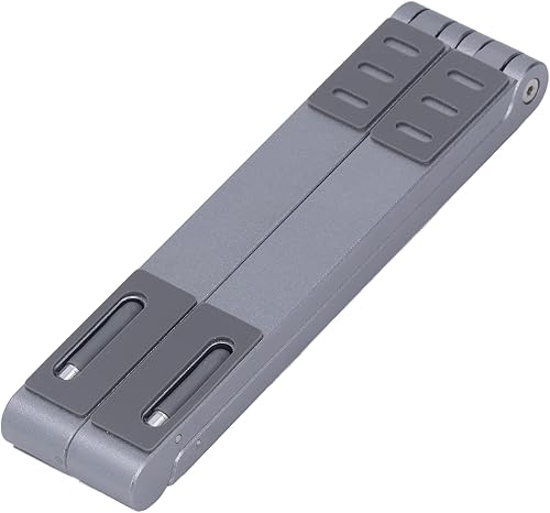 Miniatura 2 de plplaaoo Foldable Laptop Stand Multi Height Adjustment Ergonomic Laptop Stand for Mobile Phone Tablet (Grey)