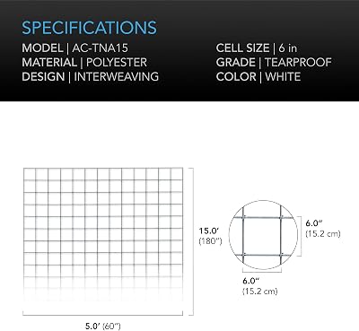 AC Infinity Polyester Plant Trellis Netting 5x15, Kosovo | Ubuy