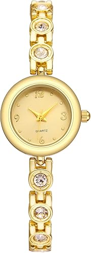 Womens Waterproof Wrist Watch,Women's Small Thin Analog Bracelet Quartz Watch Dainty Christmas Gifts