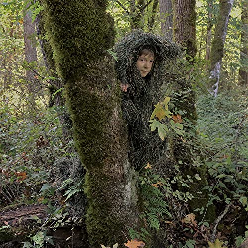 Arcturus Ghost Kids Ghillie Suit - Super-Dense, Double-Stitched Design | Advanced 3D Hunting Or Airsoft Gear For Kids #TOP3