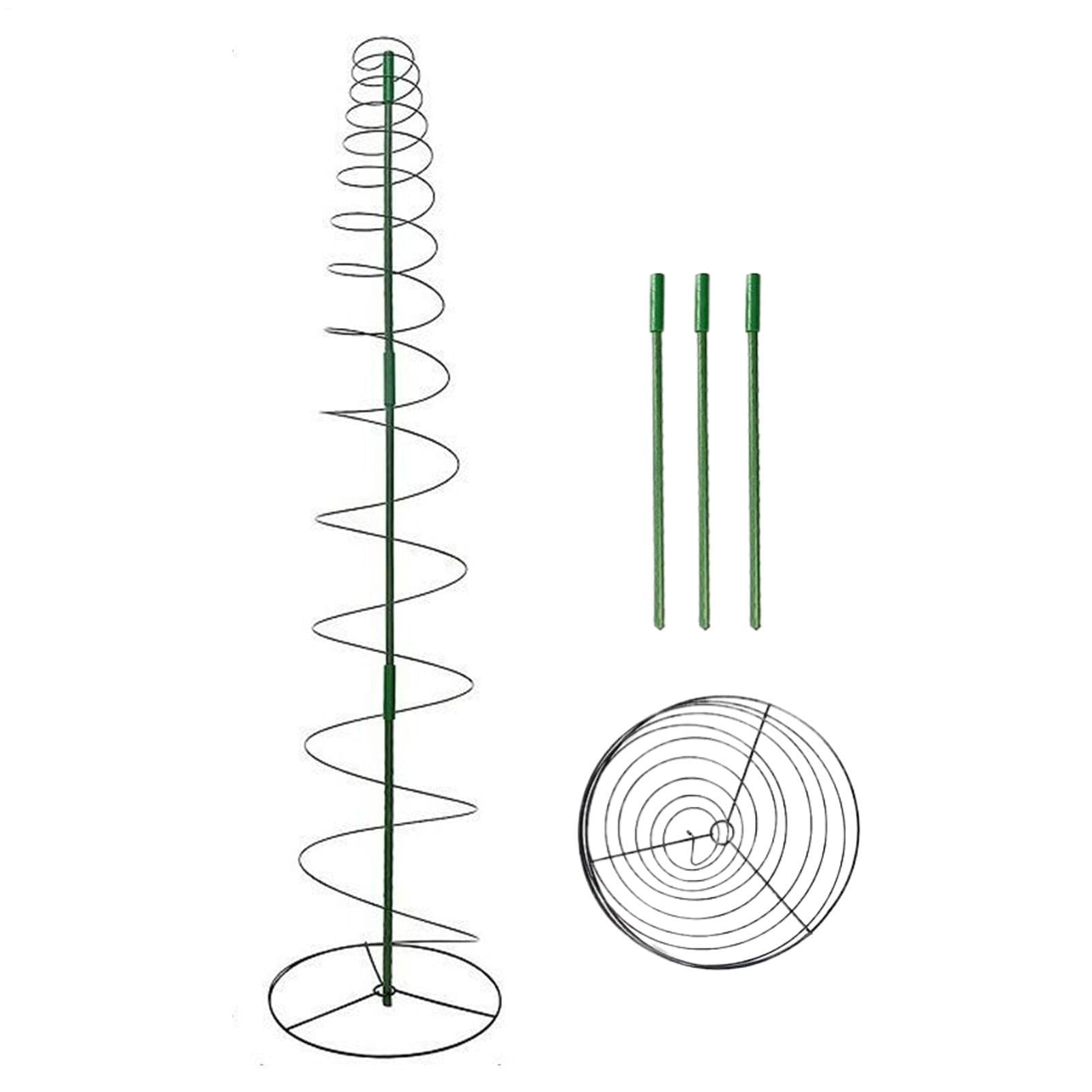 Enrejado en espiral para jardín soporte impermeable de balcón para tomates