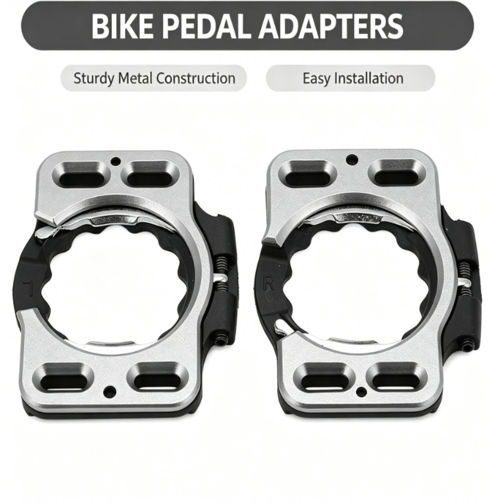 Couvre-pédales de vélo en Aluminium, 1 Paire de Cales à dégagement Rapide, adaptateurs de Conversion pour Speedplay Zero