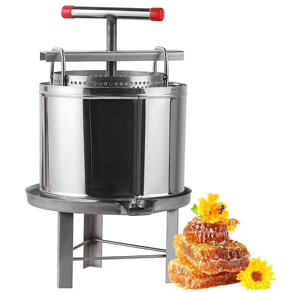Amazon｜手動蜂蜜抽出器、ステンレス鋼の家庭用蜂蜜プレス機、蜂蜜パン 