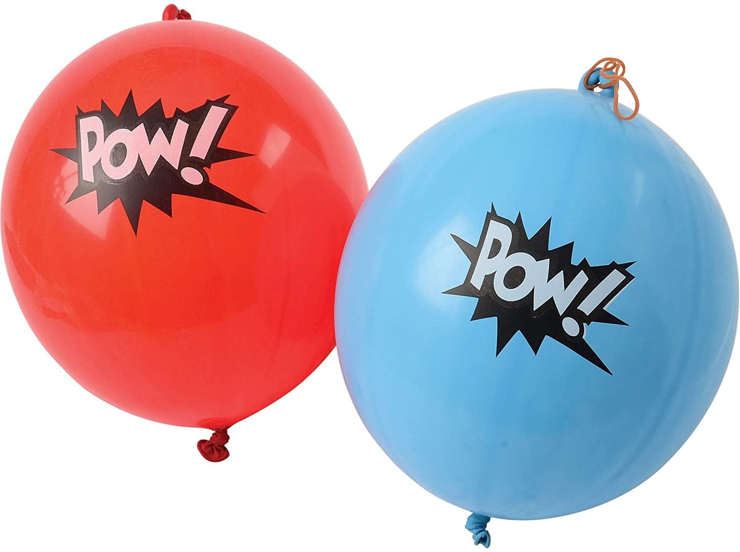 Superhero PUNCHBALLS - super hero party favors and toys (24 PC PARTY PACK)