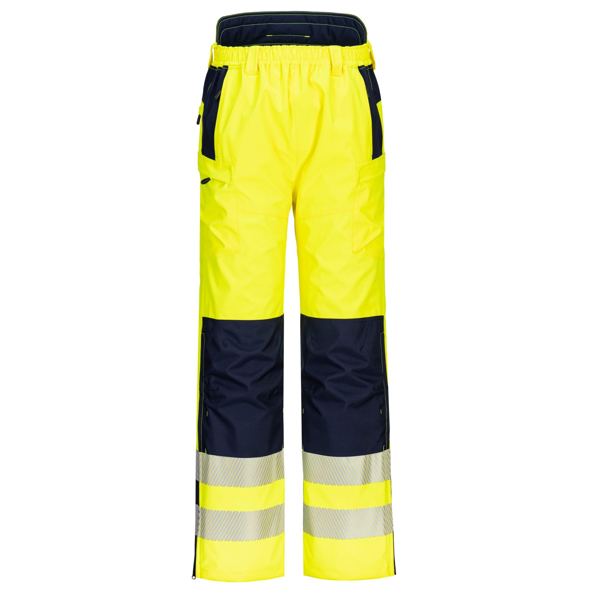 Portwest PW386 PW3 Women's Hi Vis Rain Trousers | OAKEYS Safety Ltd