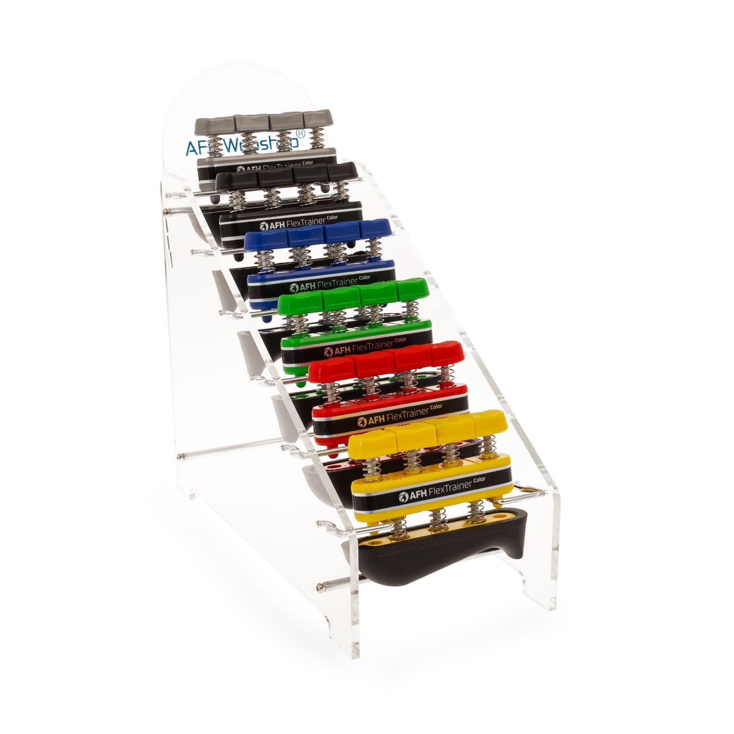 AFH Webshop Fingertrainer-Set Color mit Aufbewahrungsdisplay