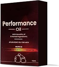 Ayurvedic Massage Oil for Men - Ayurvedic Oil with 8 Herbal Ingredients, Supports Strength, Storage Space, Stamina, Power, Muscle Growth, Immunity & Daily Wellness - 15ml