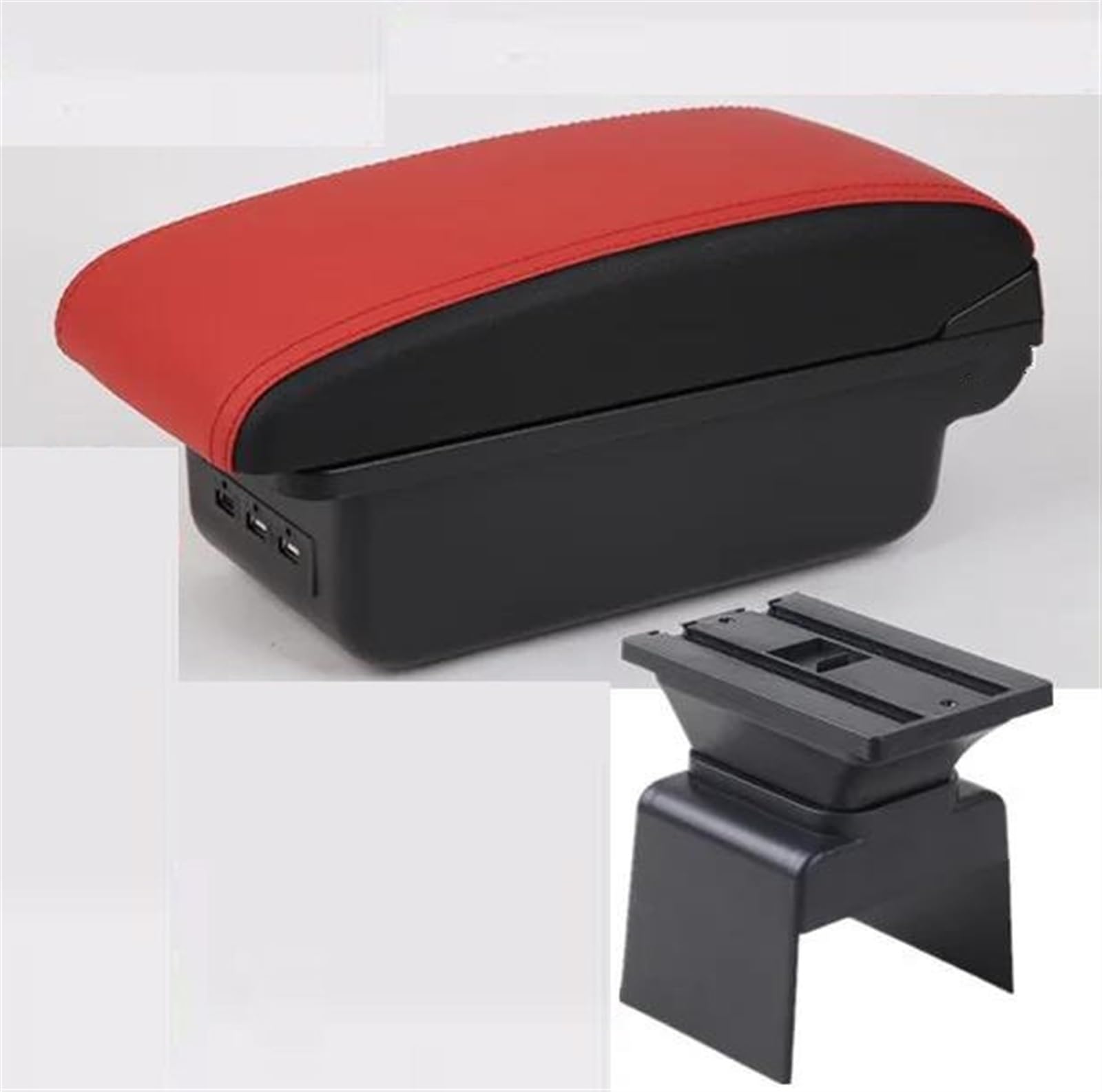 Ysdsls B Black Border 3Usb Car Accessories Interior Details Armrest Storage Box Modification Parts For 307 Cc Convertible