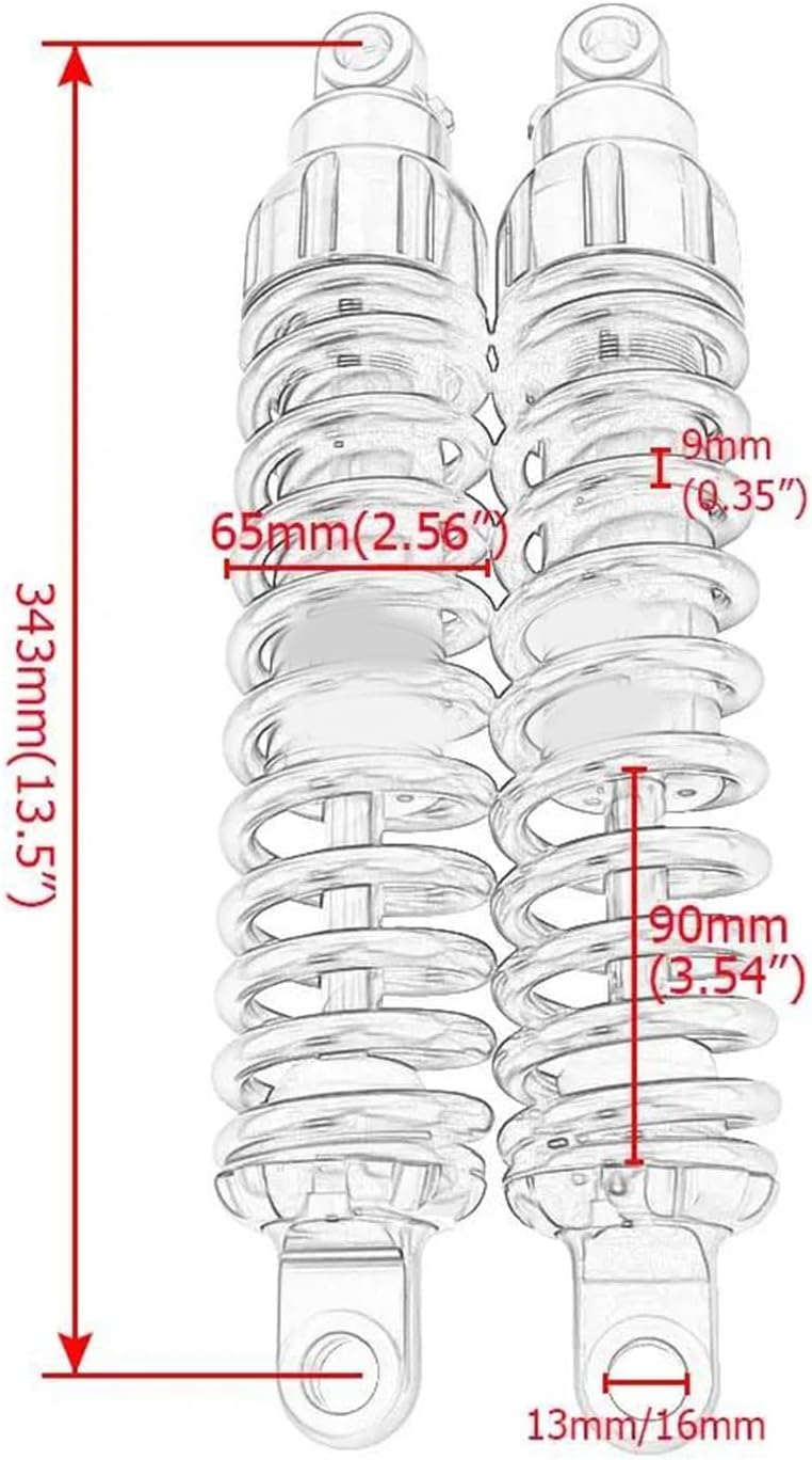 ハーレー　リアサスペンション 11in ショートショック クローム 04y- XL用 リアサスペンション