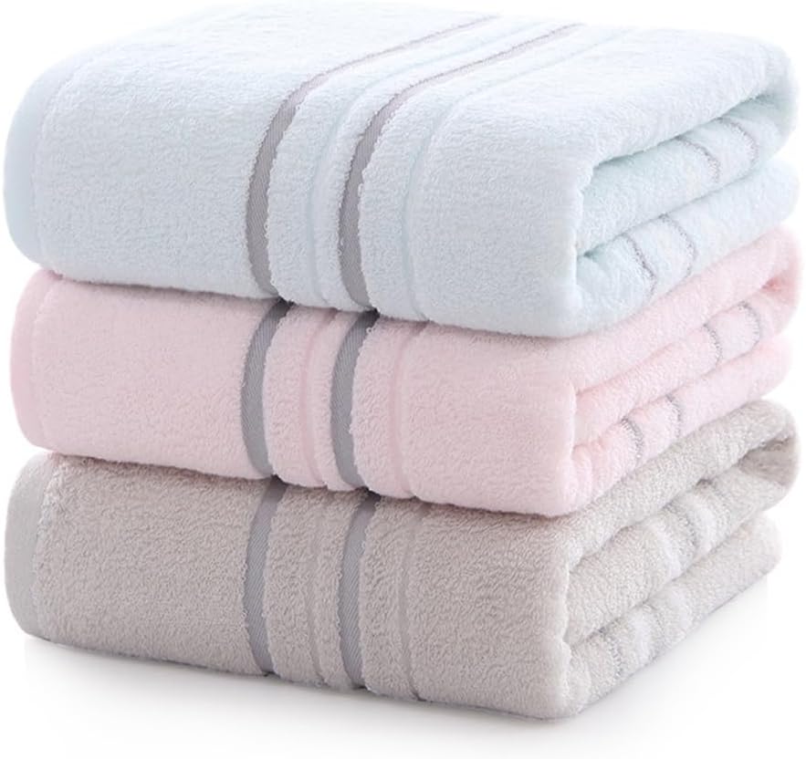 Big Face Bath Towel Set Cotton Bath Towel Men's Bath Towel Women's Bath Towel Adult Bath Towel(E)
