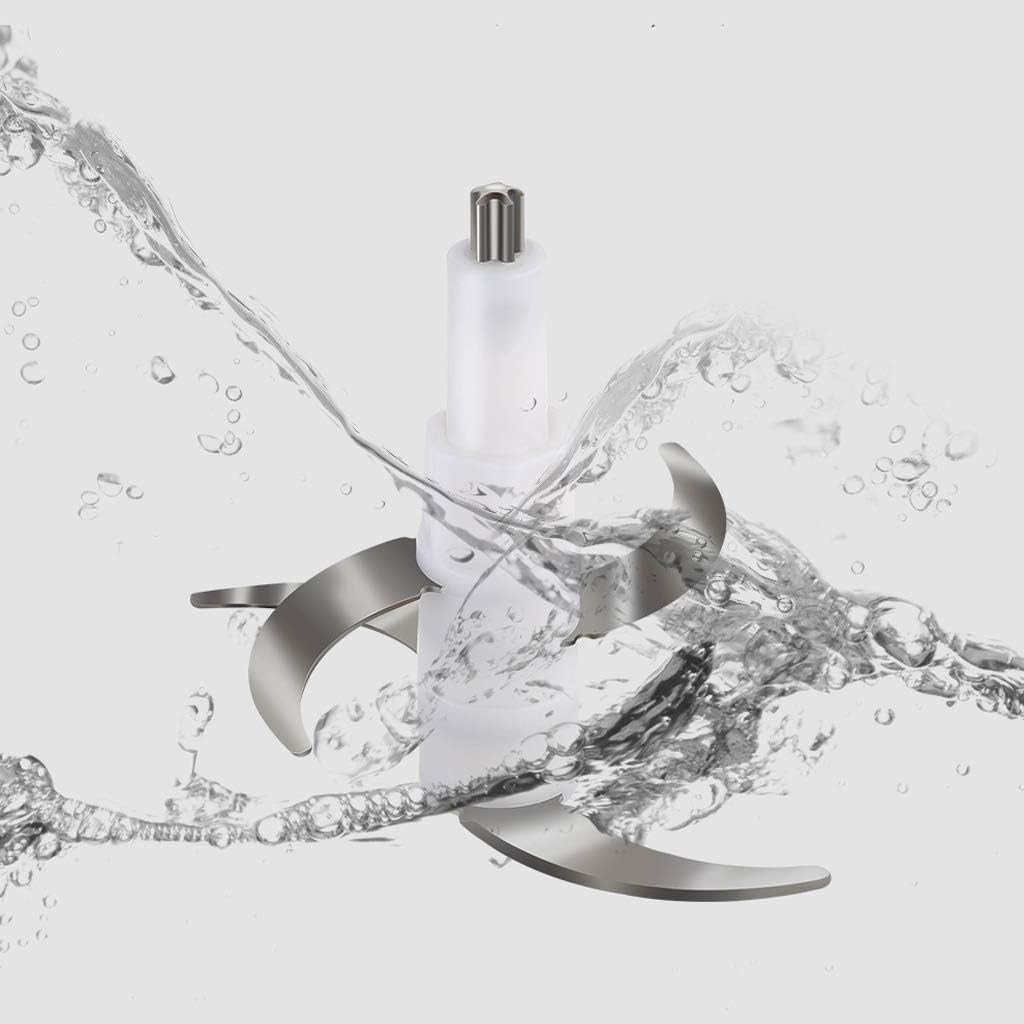 Food Processor, Household Electric Stainless Steel Automatic Meat Grinder, Meat, Vegetable, Fruit and Nut (224 * 255MM)(E)