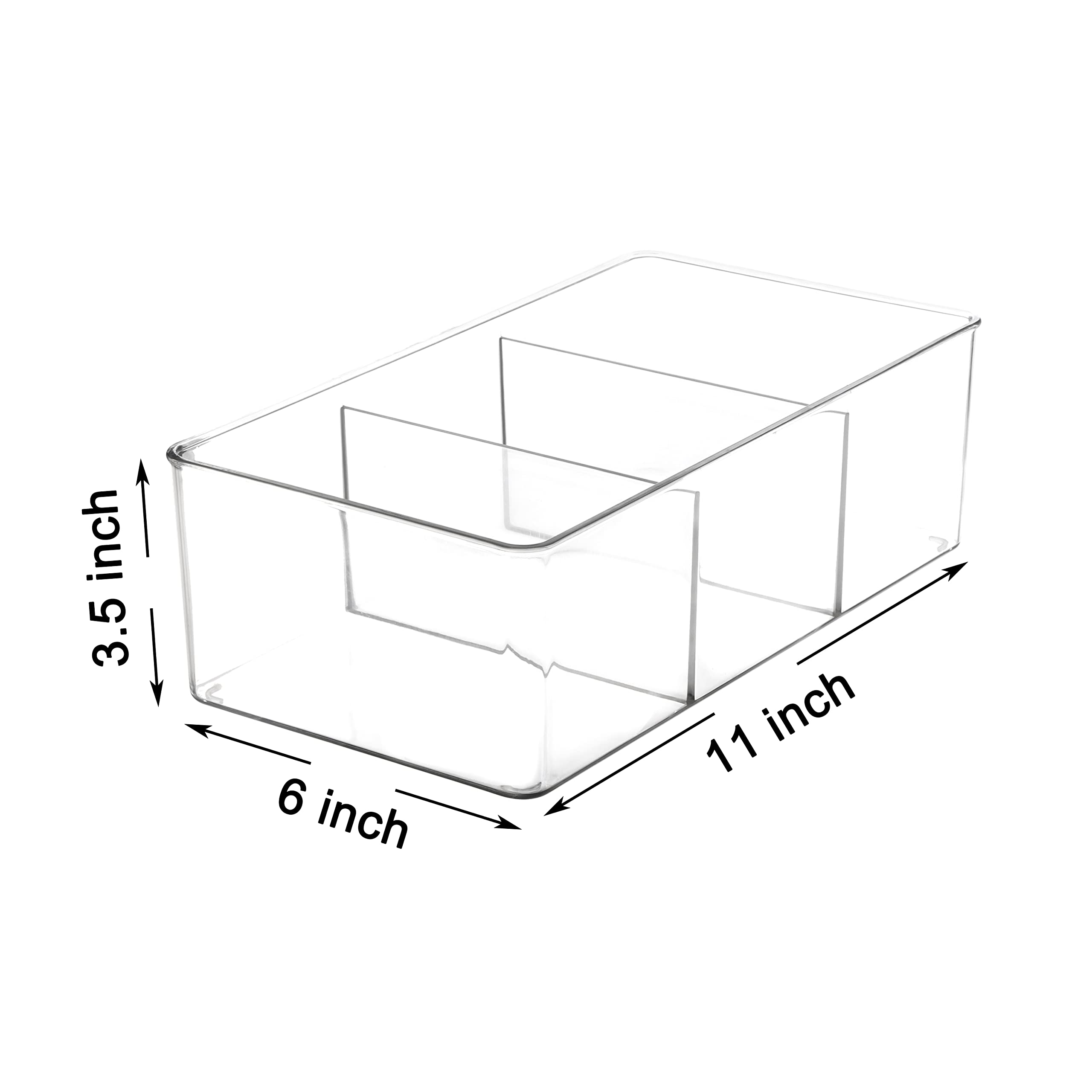 Youngever 2 Pack Clear Plastic Packet Storage Organizer 11