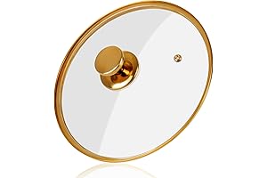 Tempered Glass Lid 10 Inch, Universal Glass Pan Lid