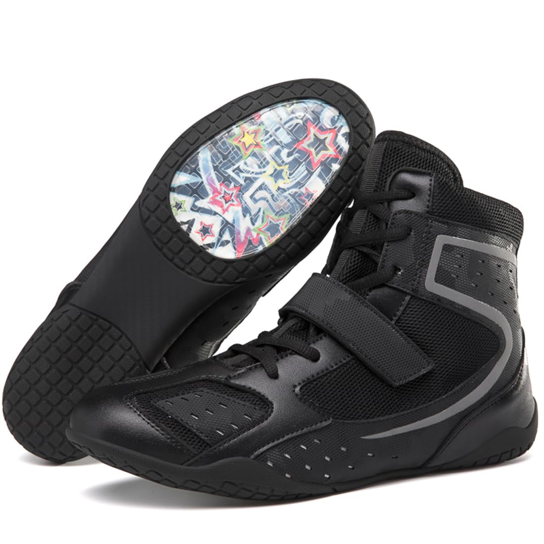 Buty do walki zapaśniczej dla dorosłych Unisex Boks Fitness Sportowe trampki Młodzieżowe buty bokserskie Lekkie siatkowe buty treningowe kulturystyczne
