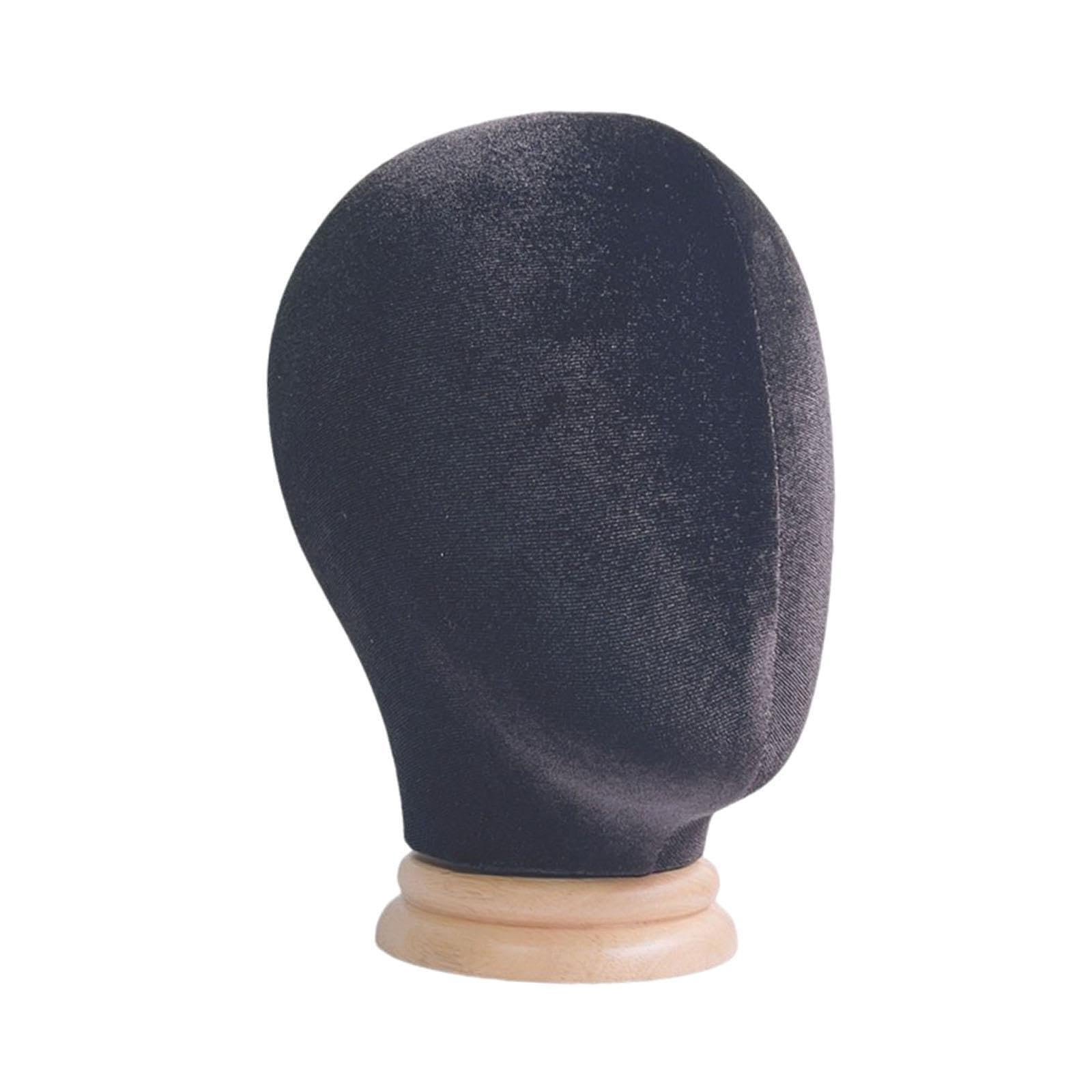KTUXZCI Innovative Hat Holder Manikin Head Display Stand Designed For Fashion Accessories Showcase Very Convenient To . Wig Stand Is To Display Hats Manikin , black , 54cm