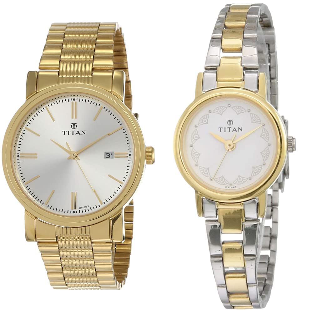 Titan Analog OffWhite Dial Men's Watch NM1712YM02 / NL1712YM02