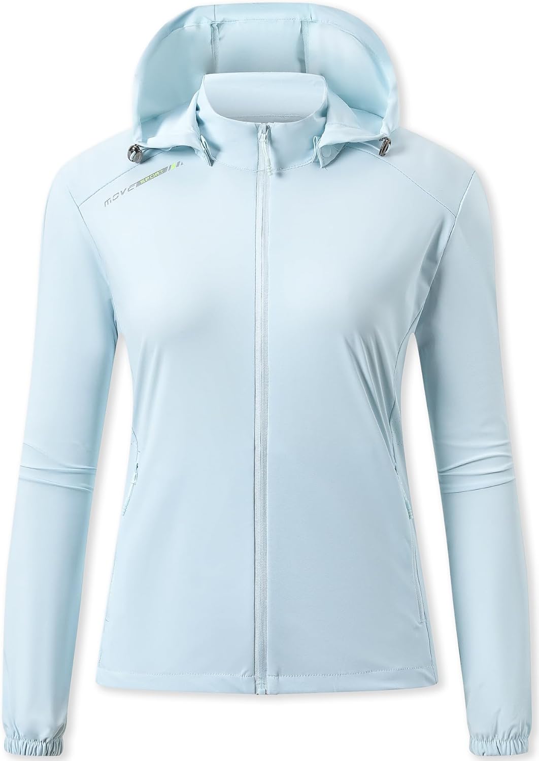 Joe Wenko Women's UPF 50+ Sun Protection Athletic Jacket Pockets Long Sleeve Lightweight Cooling Shirts Hiking Outdoor