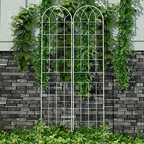 Garden Trellis Plant Support、86"x17" Climbing Plant Pot Co