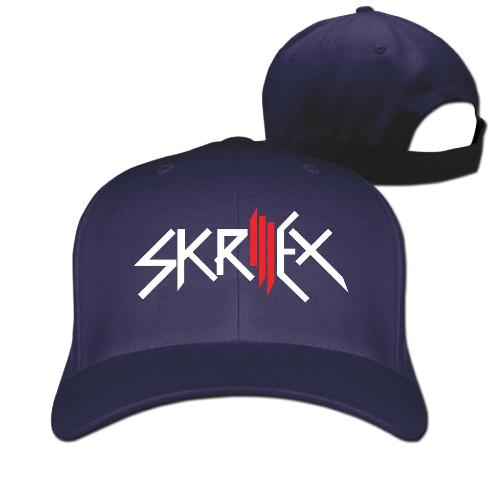 TLK Funny Skrillex Logo Unisex Trucker Hats Navy