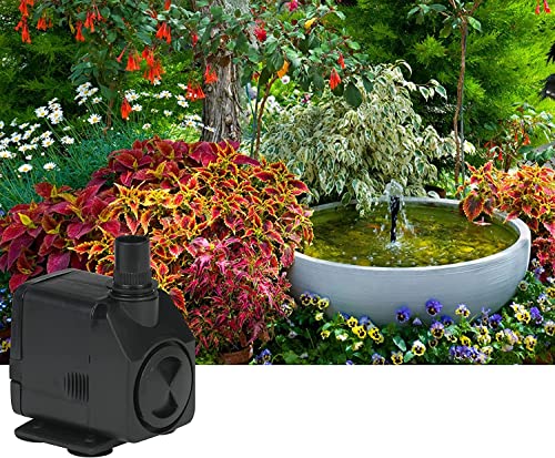 Image of Little Giant PES-130-PW 115-Volt, 130 GPH Magnetic Drive Fountain /Pond Pump with 6-Ft. Cord, Black, 566716