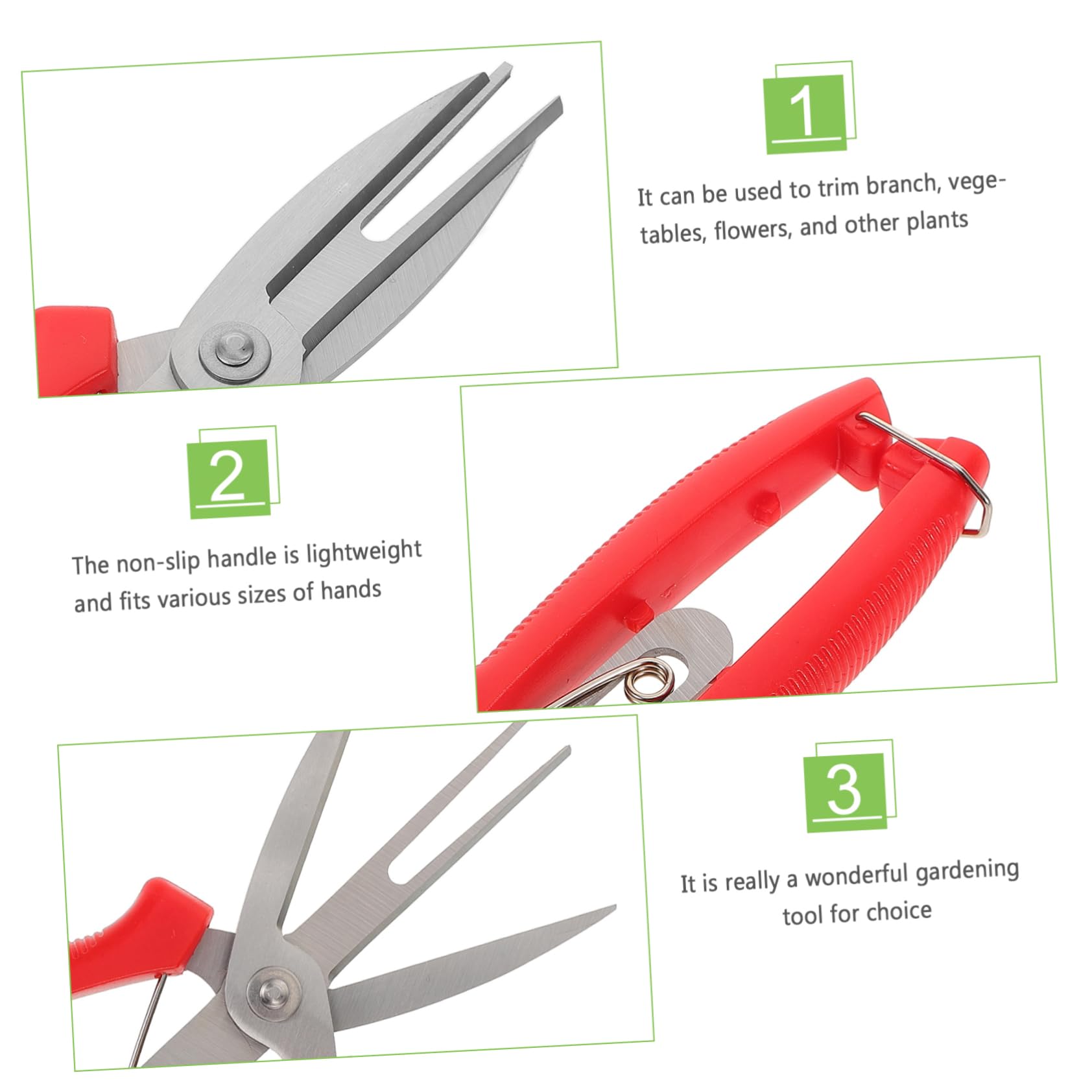 TOYANDONA 5 Stück Gartenpflege Ergonomische Gartenschneider für Präzises von Pflanzen für Gartenarbeit Hochwertige Pflanzenschneider für Effektives Trimmen