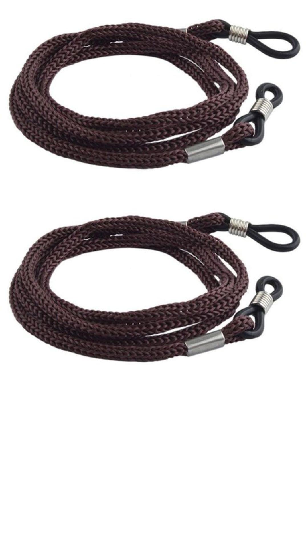 Bhavya Optic Nylon Spectacle Dori/String for Eyewear Frames, Sunglasses Reading Glass Free Size (Unisex)-Brown