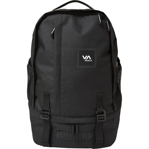 RVCA Mens Sport Gym Bags - RVCA Sport Backpack (Black, One Size)