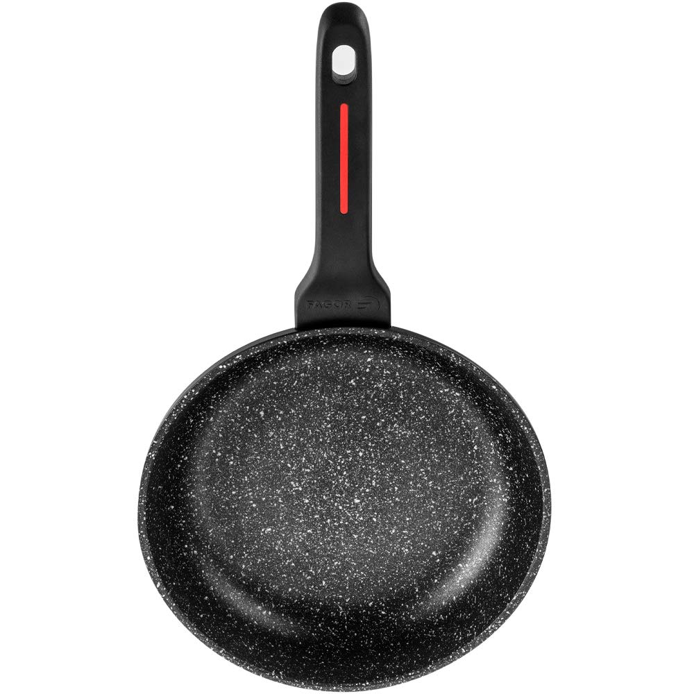 Fagor Alutherm - Set Sartenes 18 + 24cm, Aluminio Fundido, Antiadherente Bicapa, Todo Tipo de Cocinas, Inducción, Diseño Ergonómico, Fondo Difusor