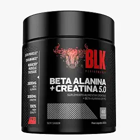 True Source Beta Alanina + Creatina - 200G Sem Sabor - Blk Performance