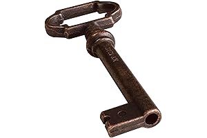 Hollow Barrel Key: (KY-12AC) Antique Skeleton Key