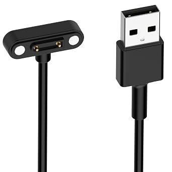 Charger for TickTalk 5 Kids Smartwatch, Magnetic USB Charging Cable 3.28ft/1m, Black