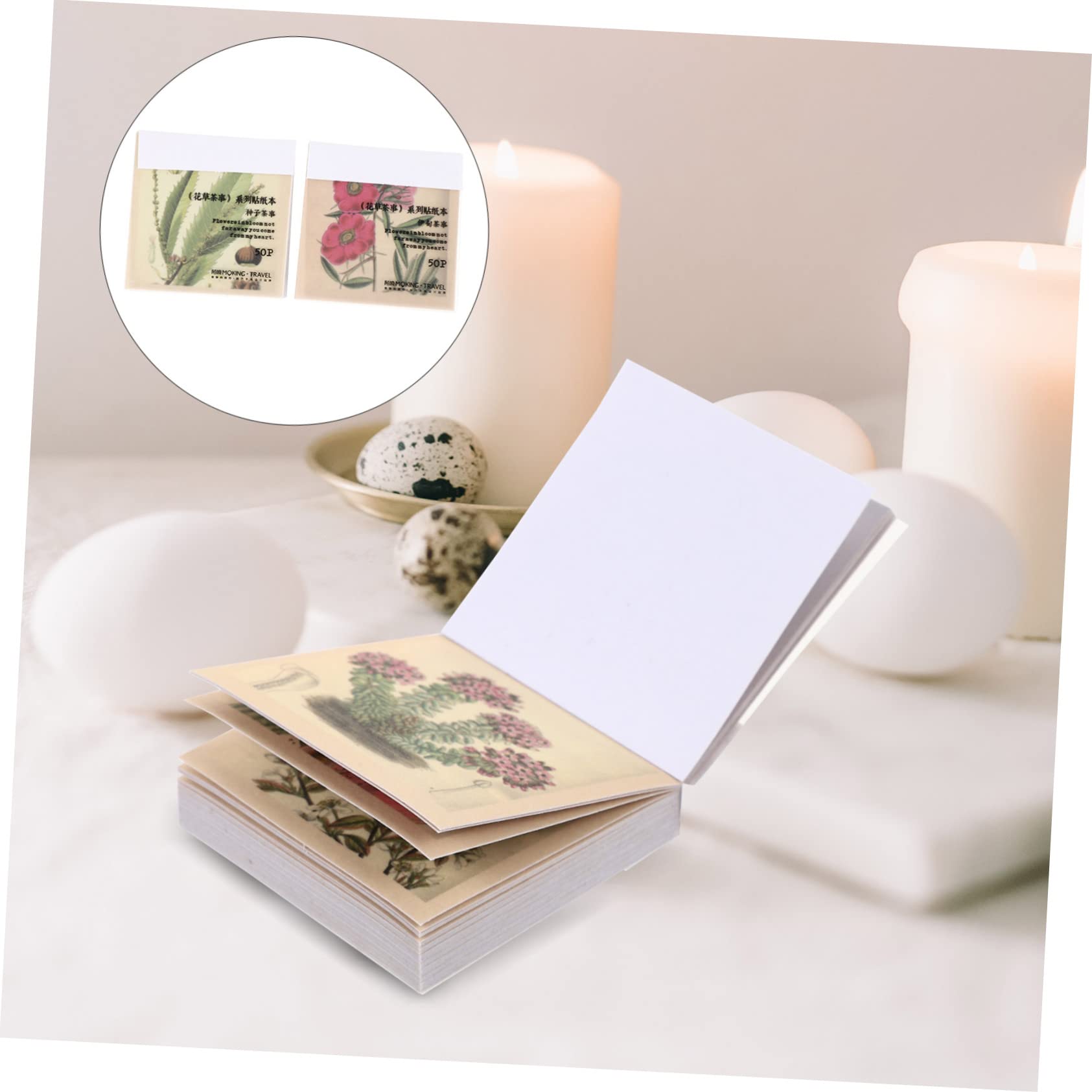 DIVISTAR 6 Bögen Dekoratives Klebeband – Für Scrapbooking, Tagebuch, Basteln, Aufkleber-Set, 100x160 Mm