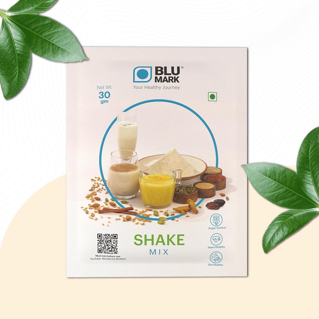 BLUMARK Cinnamon Shake Powder for Energy, Hydration | 20 sachets | Easy to make Post Workout Drink | No added sugar/sweetener, Natural ingredients | Gluten free, Low GI, PCOD Diabetes Mid Meal Mix-image-17