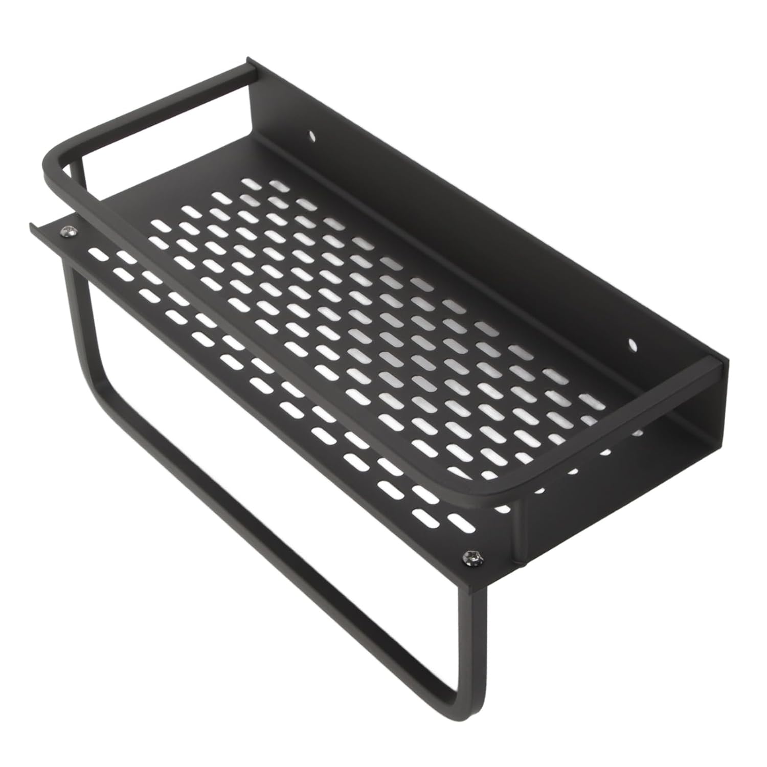 WGFOIP Bathroom Shelf Shower Caddy Aluminium Alloy Large Capacity Organizer with Easy Install for Home and Bathroom 30cm