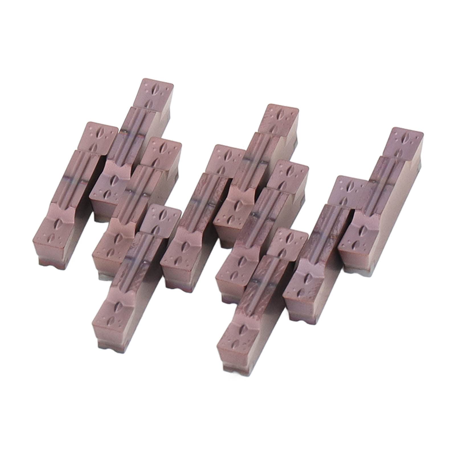 10-teilige Hartmetall-Stecheinsätze, CNC-Stecheinsätze, Hartmetall-Stecheinsätze, Beschichtung von Hartmetalleinsätzen, CNC-Drehmaschine mit Abgeschnittener Klinge, Drehwerkzeug