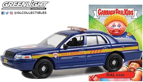 Miniatura 3 de Greenlight 54090-C - Cubo de basura para niños, serie 5  Hal Pass  2008 Crown Victoria Police Interceptor  Guardia de Alta Seguridad Junior Escala