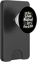 Master's Degree Grad Party This Queen Mastered It 2026 Women PopSockets PopWallet for MagSafe
