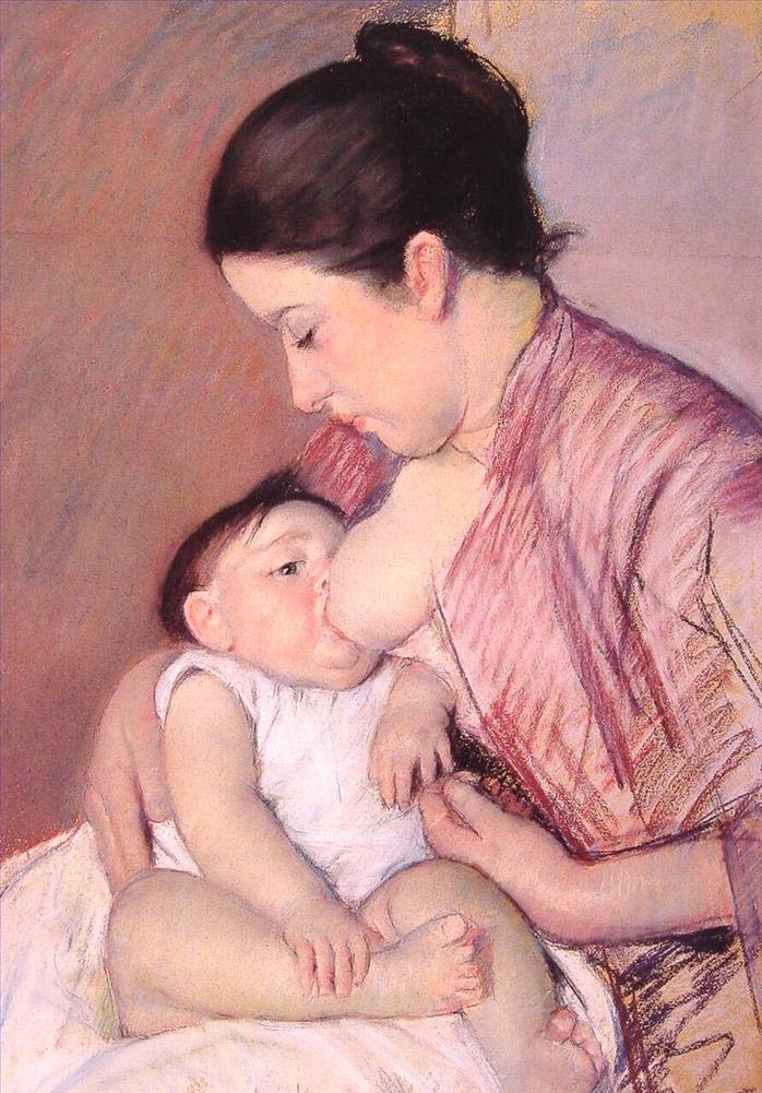 2 pinturas al óleo sobre lienzo, maternidad, madres y niños, Mary Cassatt, maternidad, lactancia, decoración artística sobre lienzo, obras famosas 01, £70-£1500 pintadas a mano por profesores de Art