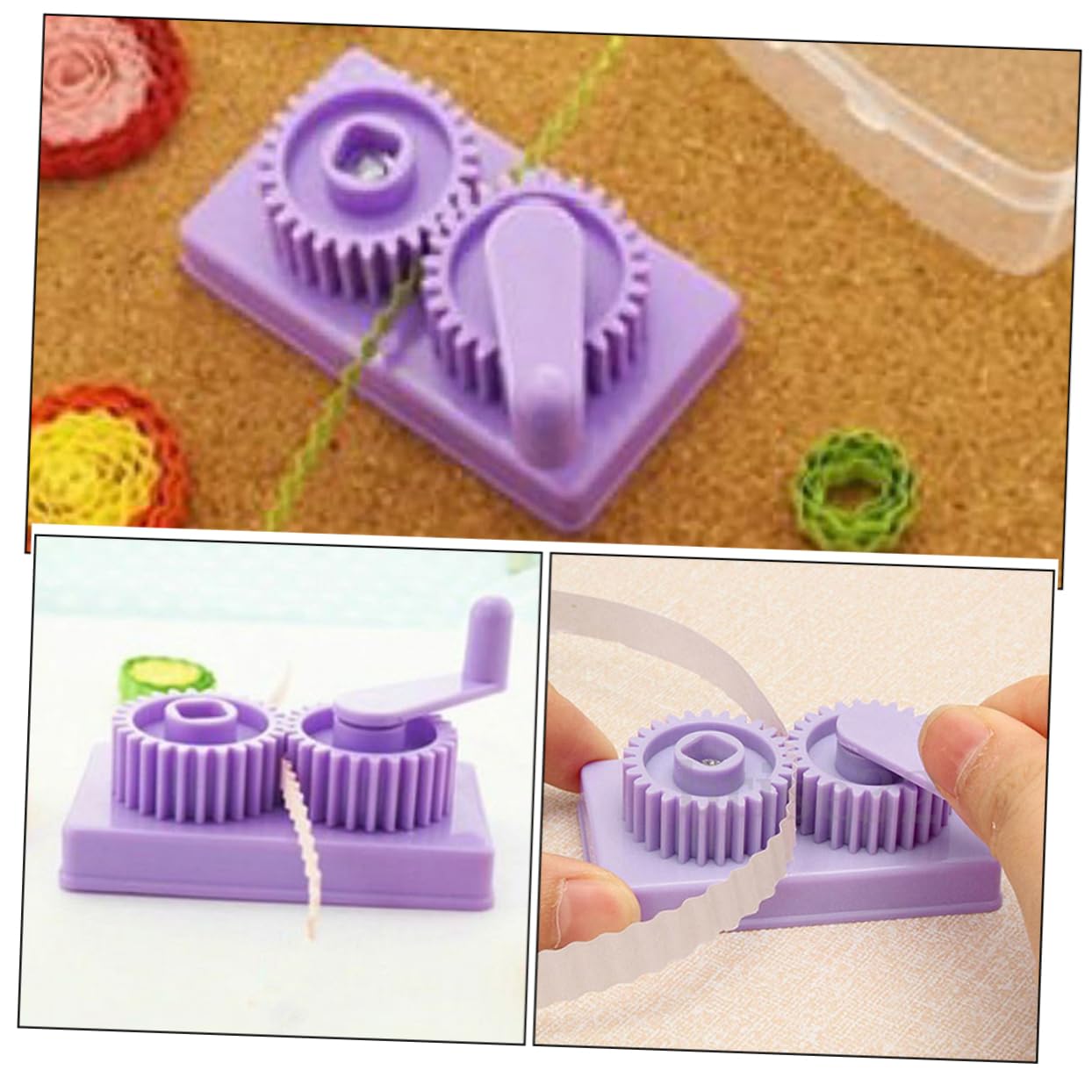 DOITOOL 5 Pezzi Strumento per Quilling Piegatore Mano per Creare Forme Ondulato Attrezzo Fai da Te per Decorazioni e Biglietti Carta Leggero e Pratico per Iniziare con Quilling