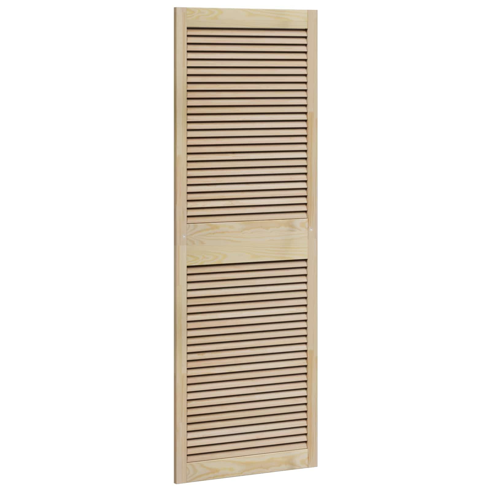 Genérico Puerta de Armario con Puerta 4 pcs Natural 140.5 x 2 x 59.5 cm,Bricolaje,Accesorios de Bricolaje,Ferretería para armarios,Puertas de armarios-3394502